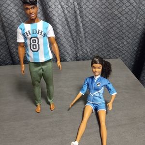 2 Barbie Dolls Boy And Girl